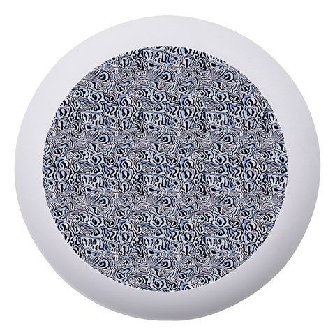 Blue Black Snake Pattern Dento Box with Mirror from ArtsNow.com Front