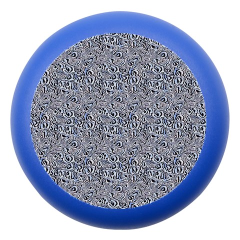 Blue Black Snake Pattern Dento Box with Mirror from ArtsNow.com Front