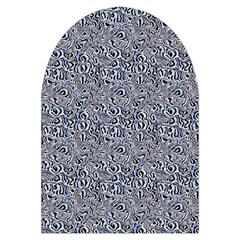Blue Black Snake Pattern Microwave Oven Glove from ArtsNow.com Front
