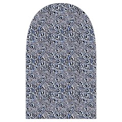 Blue Black Snake Pattern Microwave Oven Glove from ArtsNow.com Back