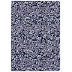 Blue Black Snake Pattern A4 Acrylic Clipboard from ArtsNow.com Back