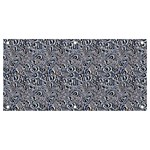 Blue Black Snake Pattern Banner and Sign 4  x 2 