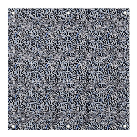 Blue Black Snake Pattern Banner and Sign 4  x 4  from ArtsNow.com Front