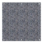 Blue Black Snake Pattern Banner and Sign 4  x 4 
