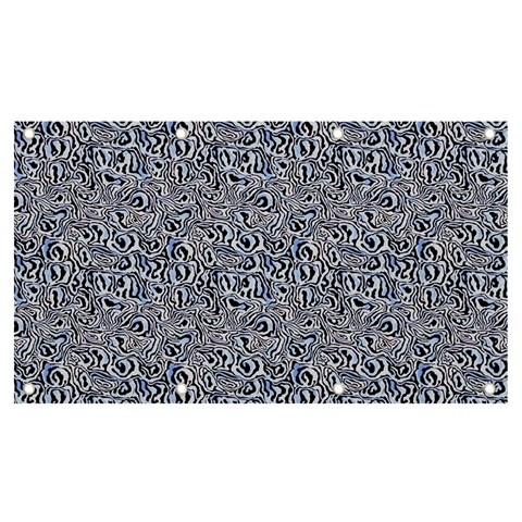 Blue Black Snake Pattern Banner and Sign 7  x 4  from ArtsNow.com Front