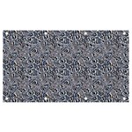 Blue Black Snake Pattern Banner and Sign 7  x 4 