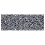 Blue Black Snake Pattern Banner and Sign 8  x 3 