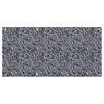 Blue Black Snake Pattern Banner and Sign 8  x 4 