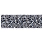 Blue Black Snake Pattern Banner and Sign 9  x 3 
