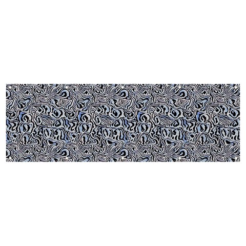 Blue Black Snake Pattern Banner and Sign 12  x 4  from ArtsNow.com Front