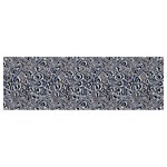 Blue Black Snake Pattern Banner and Sign 12  x 4 