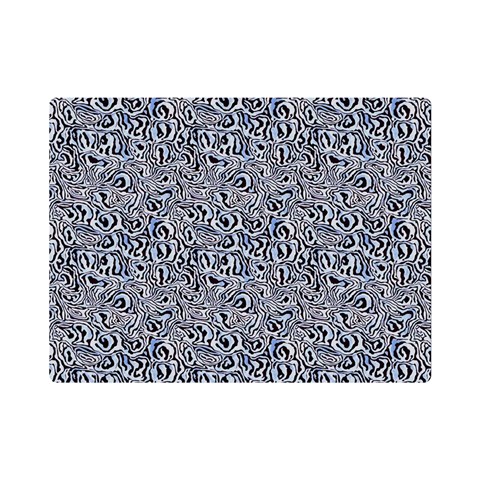 Blue Black Snake Pattern 35  x 27  Premium Plush Fleece Blanket (Mini) from ArtsNow.com 35 x27  Blanket Front