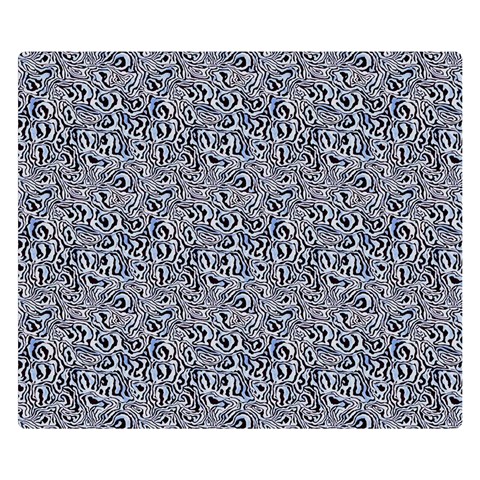 Blue Black Snake Pattern 50  x 40  Premium Plush Fleece Blanket (Small) from ArtsNow.com 50 x40  Blanket Front