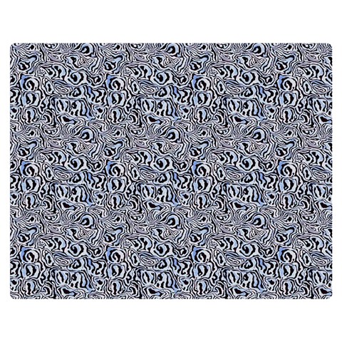 Blue Black Snake Pattern 60  x 50  Premium Plush Fleece Blanket (Medium) from ArtsNow.com 60 x50  Blanket Front