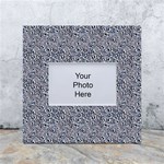 Blue Black Snake Pattern White Box Photo Frame 4  x 6 