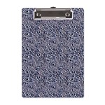 Blue Black Snake Pattern A5 Acrylic Clipboard