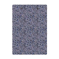 Blue Black Snake Pattern A5 Acrylic Clipboard from ArtsNow.com Back