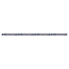 Blue Black Snake Pattern Cut Out Top from ArtsNow.com Strap