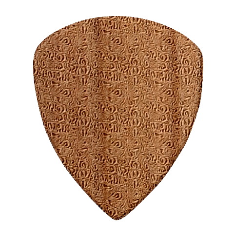 Blue Black Snake Pattern Wood Guitar Pick (Set of 10) from ArtsNow.com Front