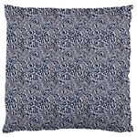 Blue Black Snake Pattern 18  Baby Flannel Cushion Case (Two Sides)
