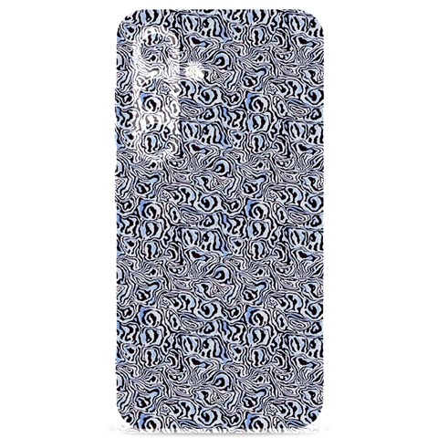 Blue Black Snake Pattern Samsung Galaxy S24 6.2 Inch Black TPU UV Case from ArtsNow.com Front