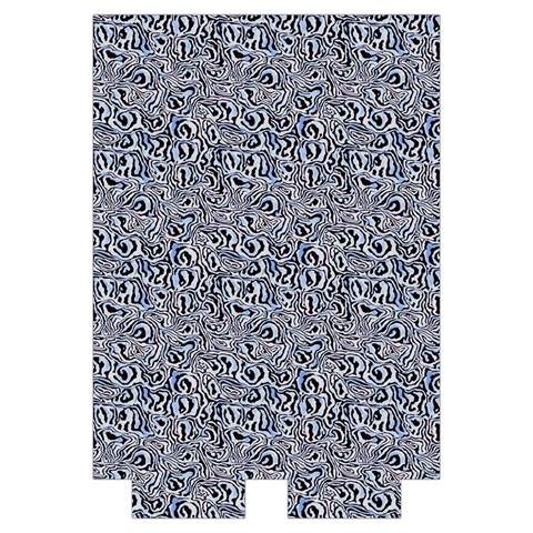 Blue Black Snake Pattern Automatic Folding Umbrella with Case (Small) from ArtsNow.com Case