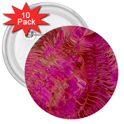 Tondo 3  Buttons (10 pack)  from ArtsNow.com Front