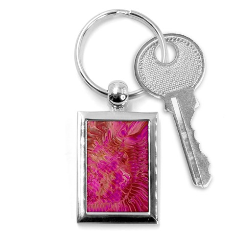 Tondo Key Chain (Rectangle) from ArtsNow.com Front