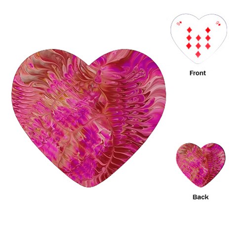 Tondo Playing Cards Single Design (Heart) from ArtsNow.com Front