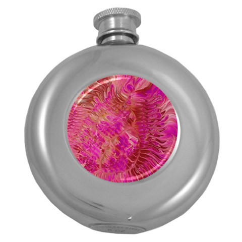 Tondo Round Hip Flask (5 oz) from ArtsNow.com Front