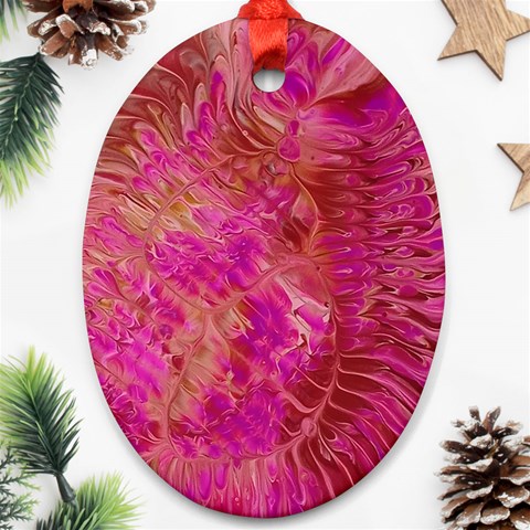 Tondo Oval Ornament (Two Sides) from ArtsNow.com Front