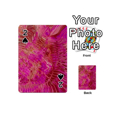 Tondo Playing Cards 54 Designs (Mini) from ArtsNow.com Front - Spade2