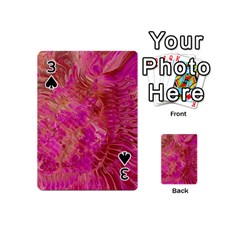 Tondo Playing Cards 54 Designs (Mini) from ArtsNow.com Front - Spade3