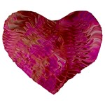 Tondo Large 19  Premium Heart Shape Cushions