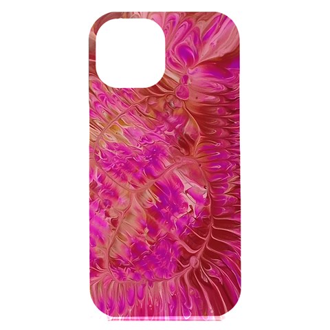 Tondo iPhone 15 Plus Black UV Print PC Hardshell Case from ArtsNow.com Front