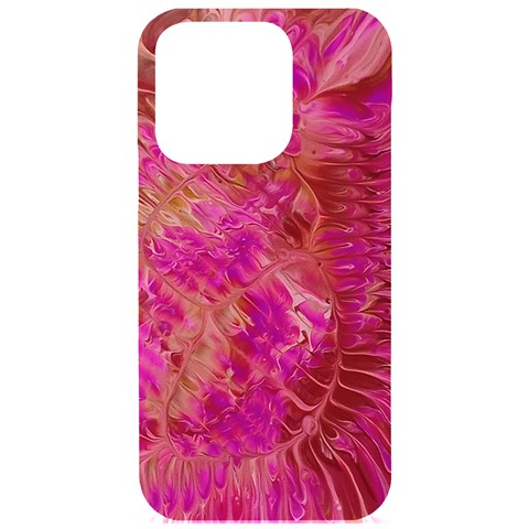 Tondo iPhone 15 Pro Black UV Print PC Hardshell Case from ArtsNow.com Front