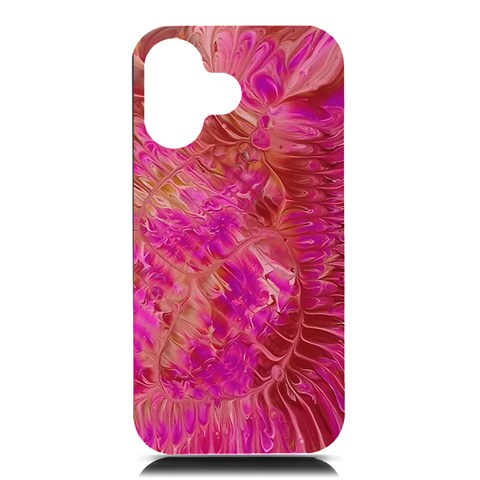 Tondo iPhone 16 Black UV Print PC Hardshell Case from ArtsNow.com Front