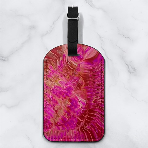 Tondo Nappa Leather Luggage Tag Rectangle from ArtsNow.com Front