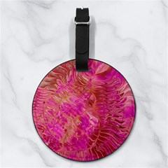 Tondo Nappa Leather Luggage Tag Round from ArtsNow.com Back