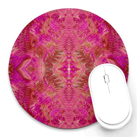 Tondo symmetry Round Mousepad from ArtsNow.com Front