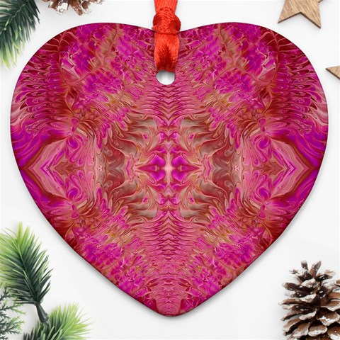 Tondo symmetry Ornament (Heart) from ArtsNow.com Front