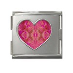 Tondo symmetry Mega Link Heart Italian Charm (18mm)