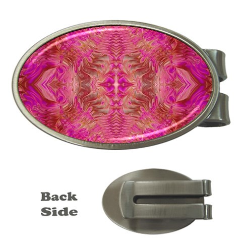 Tondo symmetry Money Clips (Oval)  from ArtsNow.com Front