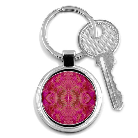 Tondo symmetry Key Chain (Round) from ArtsNow.com Front