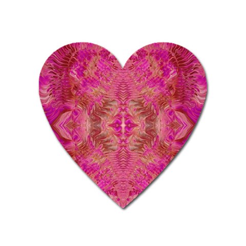 Tondo symmetry Heart Magnet from ArtsNow.com Front