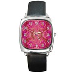 Tondo symmetry Square Metal Watch
