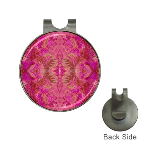 Tondo symmetry Hat Clips with Golf Markers from ArtsNow.com Front