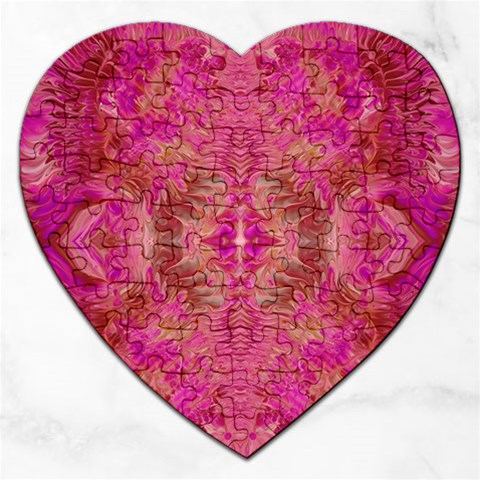 Tondo symmetry Jigsaw Puzzle (Heart) from ArtsNow.com Front