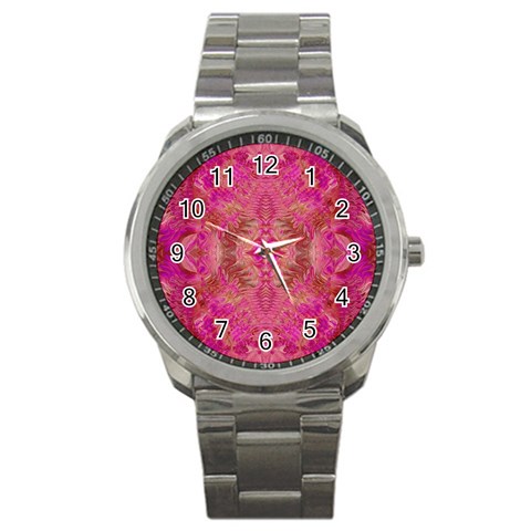 Tondo symmetry Sport Metal Watch from ArtsNow.com Front
