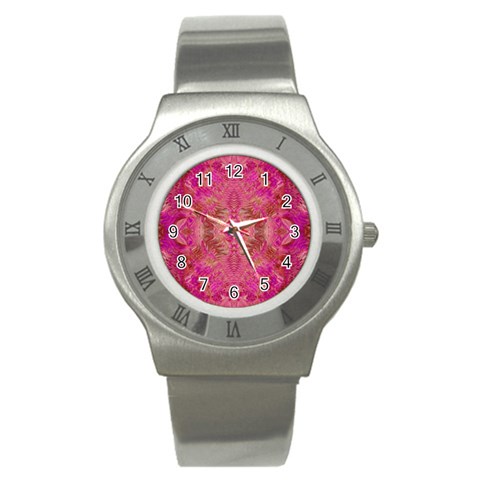 Tondo symmetry Stainless Steel Watch from ArtsNow.com Front